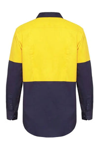 Hard Yakka Work Wear Hard Yakka SHIRT LS HV2T VENTED Y07730