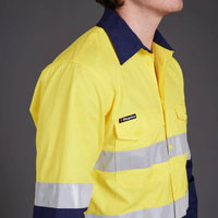KingGee WorkCool 2 Hi Vis Reflective Long Sleeve Work Shirt K54880 - City Workwear