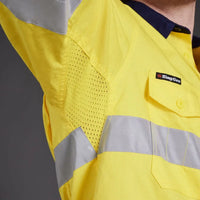 KingGee WorkCool 2 Hi Vis Reflective Long Sleeve Work Shirt K54880 - City Workwear