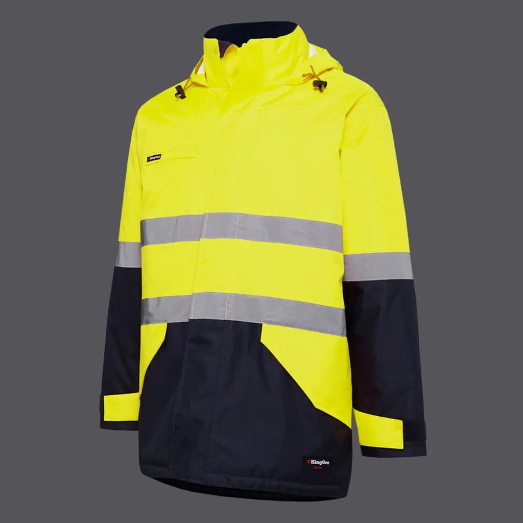 KingGee Reflective Insulated Wet Weather Jacket K55010 - City Workwear