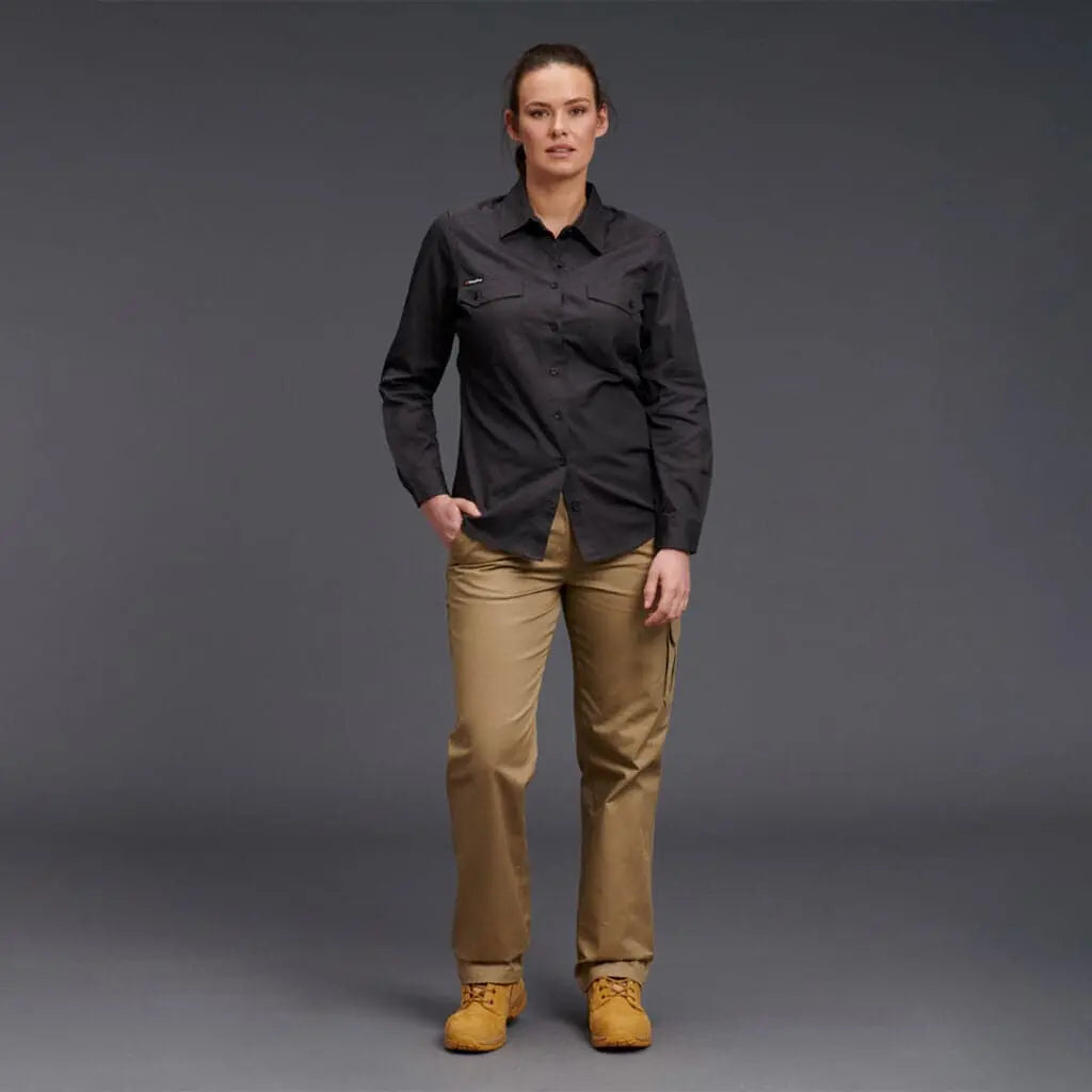 KingGee Women's Workcool 2 Shirt Long Sleeve K69880 - City Workwear