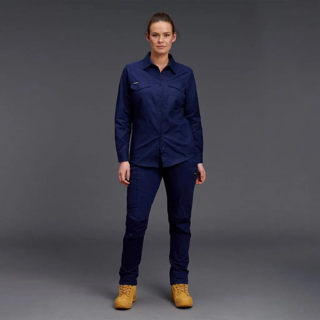 KingGee Women's Workcool 2 Shirt Long Sleeve K69880 - City Workwear