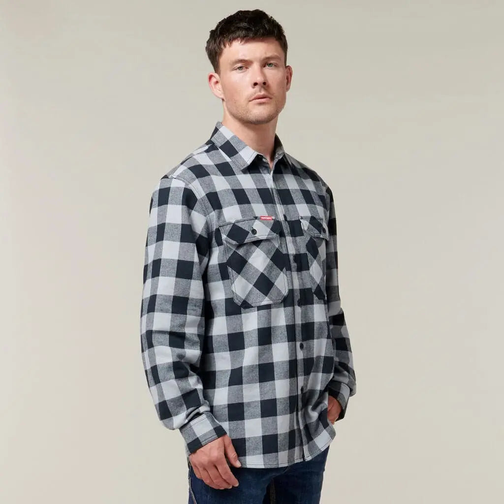 Hard Yakka Long Sleeve Check Flannel Shirt  Y07295 - City Workwear