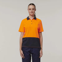 Hard Yakka Women's Hi Vis Polo Shirt Y08601 - City Workwear