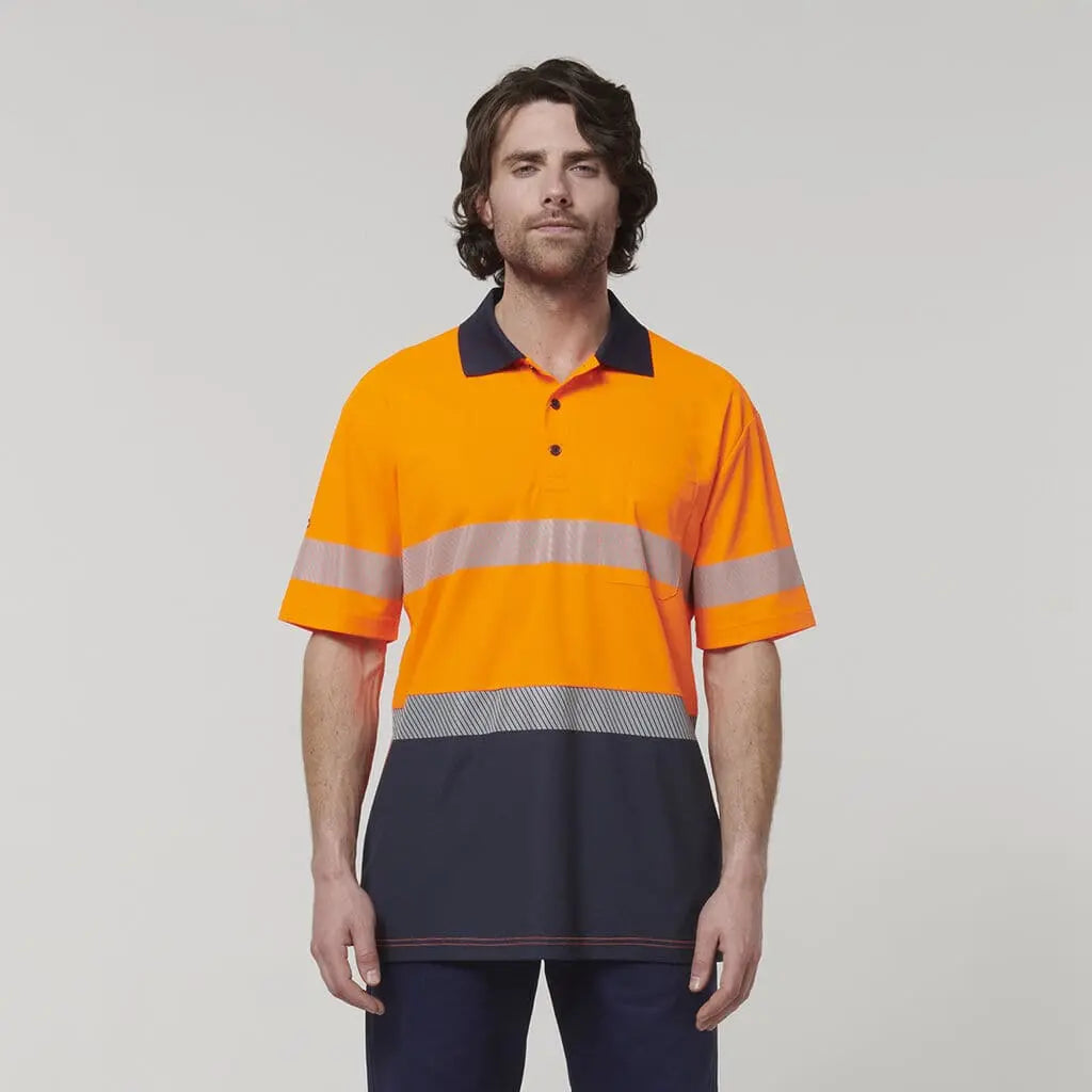 Hard Yakka Men's Short Sleeve Taped Polo Shirt Y19618 - City Workwear